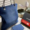 CC new arrival denim tote bag size: 30*40 cm