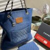 CC new arrival denim tote bag size: 30*40 cm