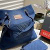 CC new arrival denim tote bag size: 30*40 cm