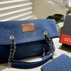 CC new arrival denim tote bag size: 30*40 cm