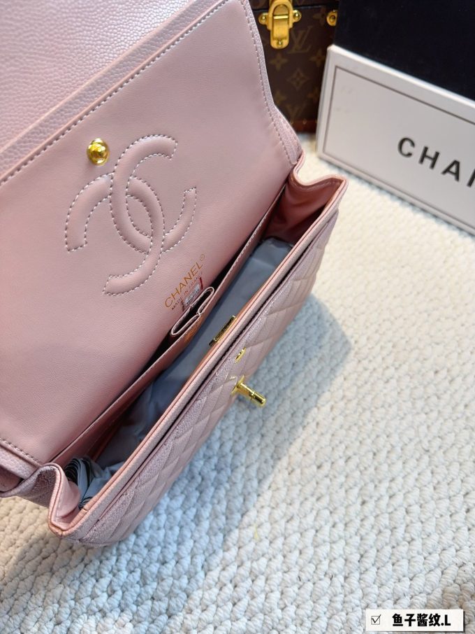 CC new arrival cf bag caviar leather size; 26*6*17cm - Image 9