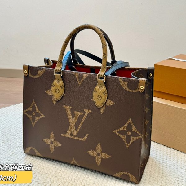 Louis new arrival onthego bag size: 34 *27 cm top quality