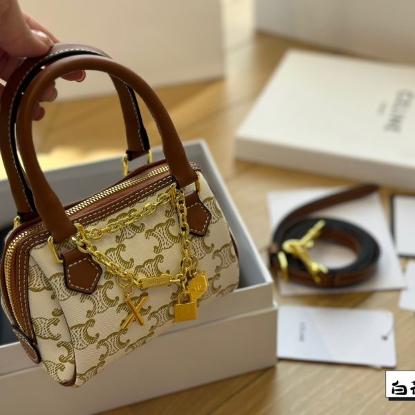 Ce new arrival boston bag size: 14*10 cm