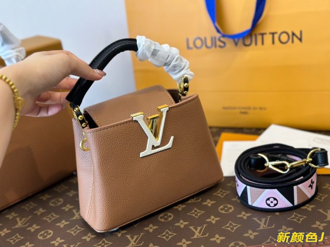 Louis new arrival Capucines monogram bag 02 - Image 5
