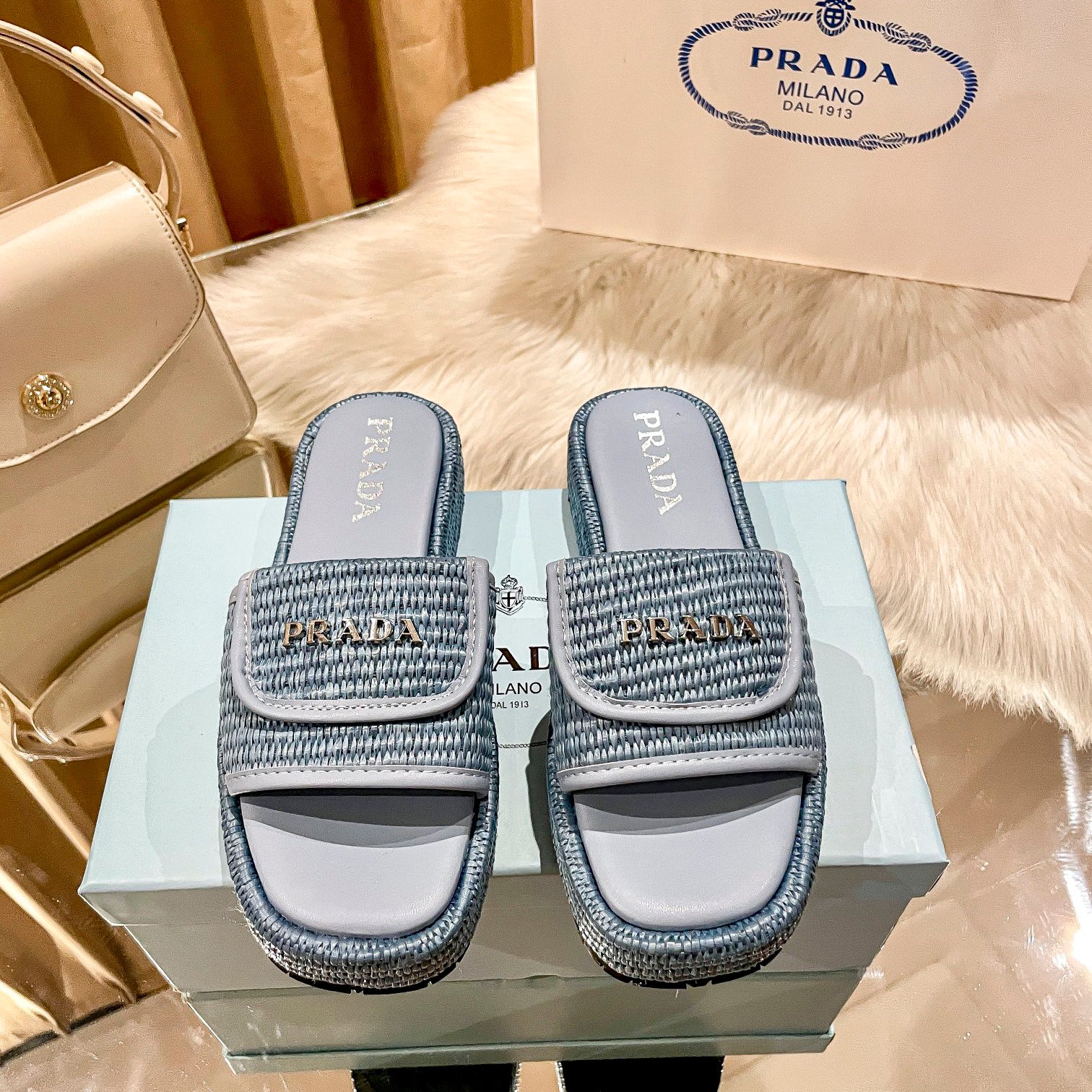 Woven Thick-Soled Slippers - Image 7