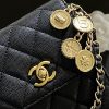 CC new arrival caviar leather phone bag size: 12*16 cm