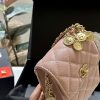 CC new arrival caviar leather phone bag size: 12*16 cm