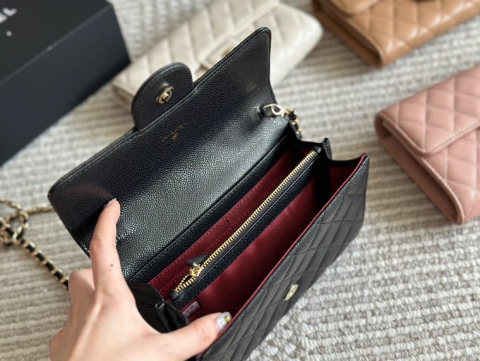 Cc new arrival woc caviar leather bag size: 20cm - Image 10
