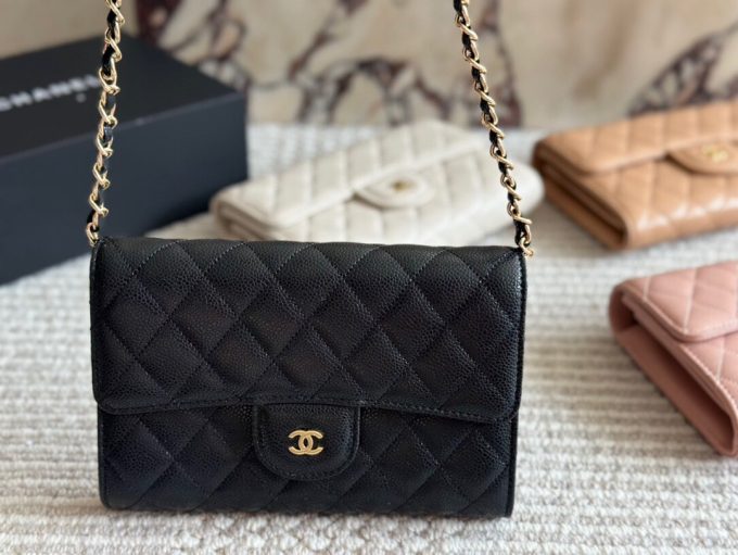 Cc new arrival woc caviar leather bag size: 20cm - Image 6