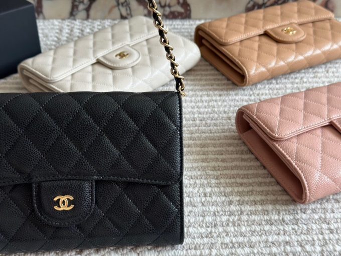 Cc new arrival woc caviar leather bag size: 20cm - Image 9