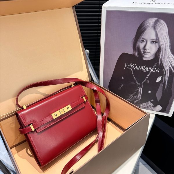 Y new arrival Manhattan bag smooth leather small size: 19 *14 cm