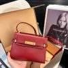 Y new arrival Manhattan bag smooth leather small size: 19 *14 cm