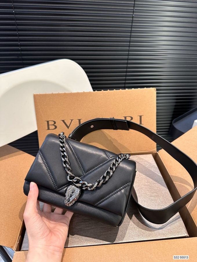 Bvl new arrival Serpenti Cabochon bag size: 18 *12  cm - Image 8
