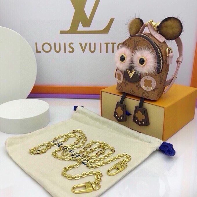 LOUIS M69552  PALM SPRINGS BEAR mini key chain purse - Image 6