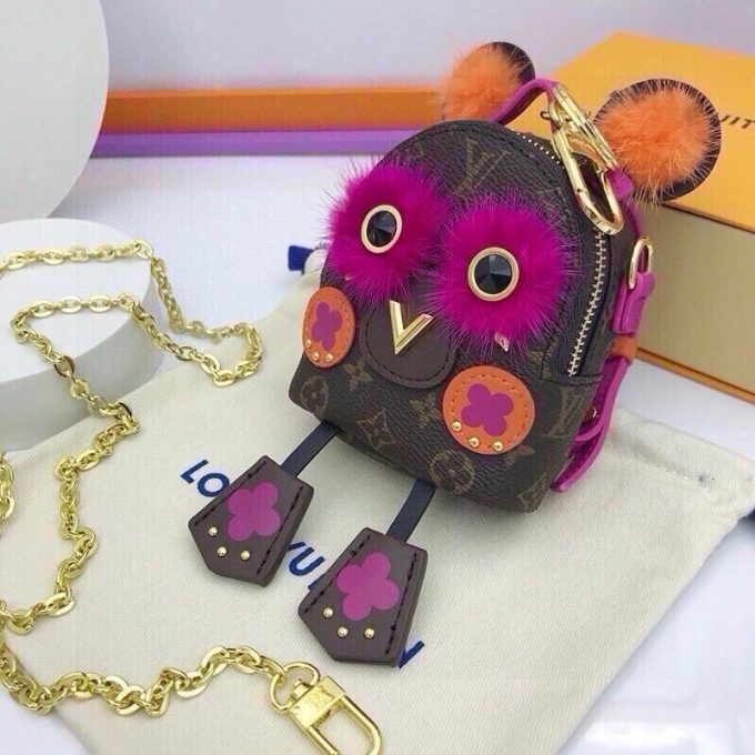 LOUIS M69552  PALM SPRINGS BEAR mini key chain purse - Image 13