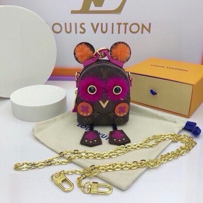 LOUIS M69552  PALM SPRINGS BEAR mini key chain purse - Image 12