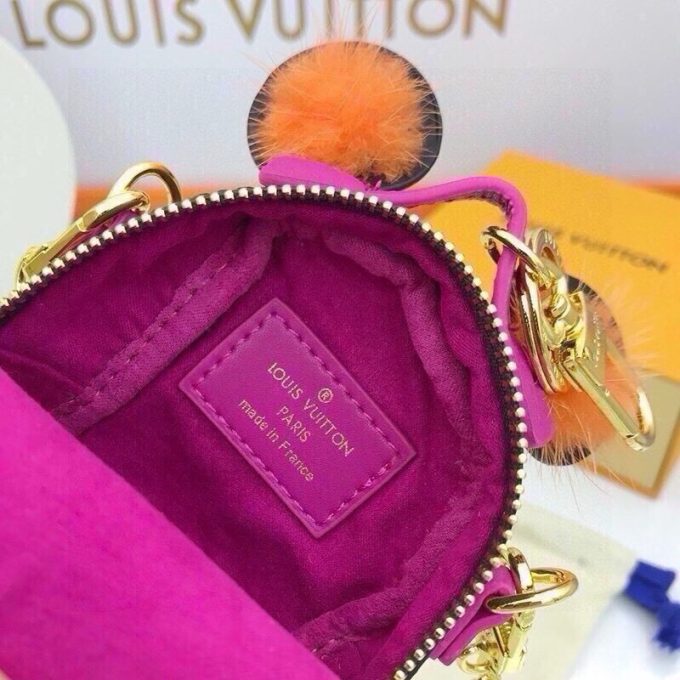 LOUIS M69552  PALM SPRINGS BEAR mini key chain purse - Image 7