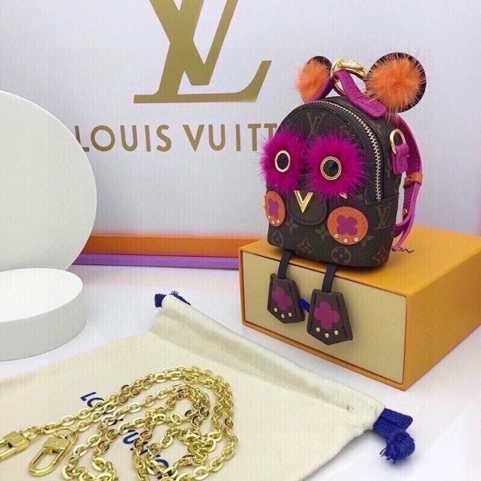 LOUIS M69552  PALM SPRINGS BEAR mini key chain purse - Image 8