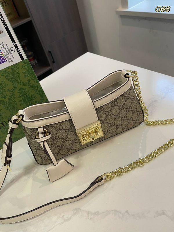 GG new arrival Padlock bag size: 25*13cm