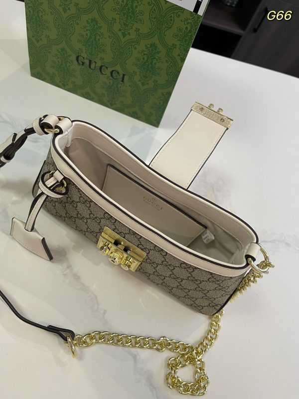 GG new arrival Padlock bag size: 25*13cm