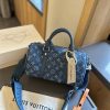 Louis Lvkeepall new arrival denim bag size: 25 * 12 cm
