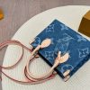 Louis new arrival onthego denim bag small size: 25 * 20 cm