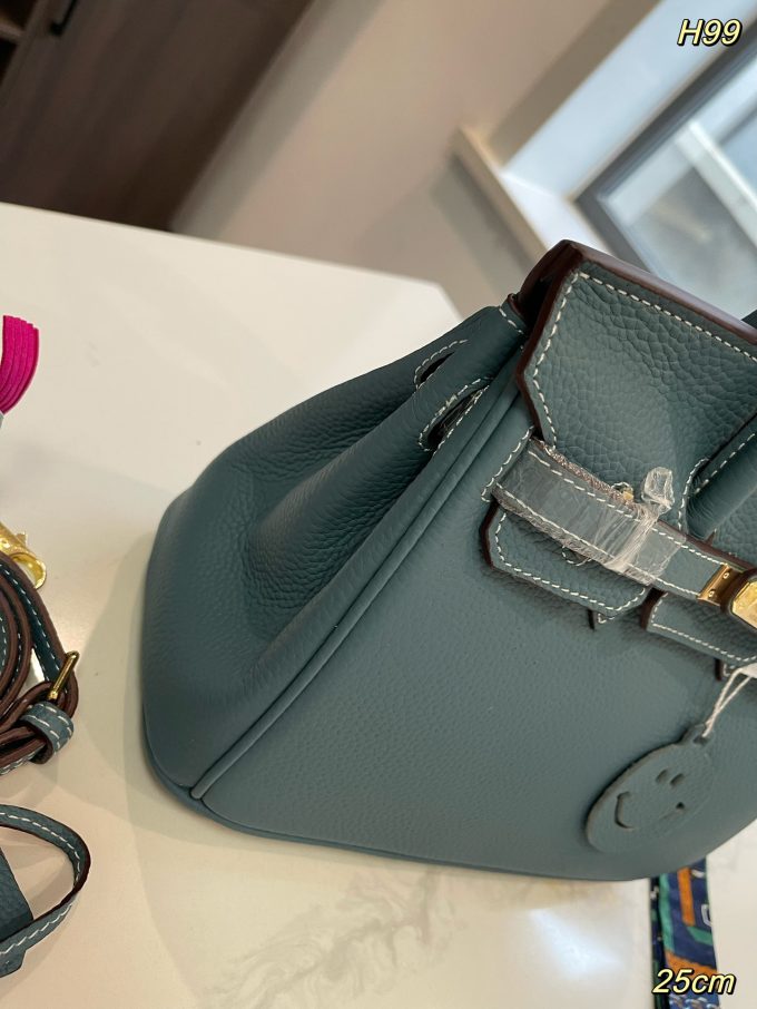 Her new arrrival Birkin togo leather bag size: 25 cm - Image 5