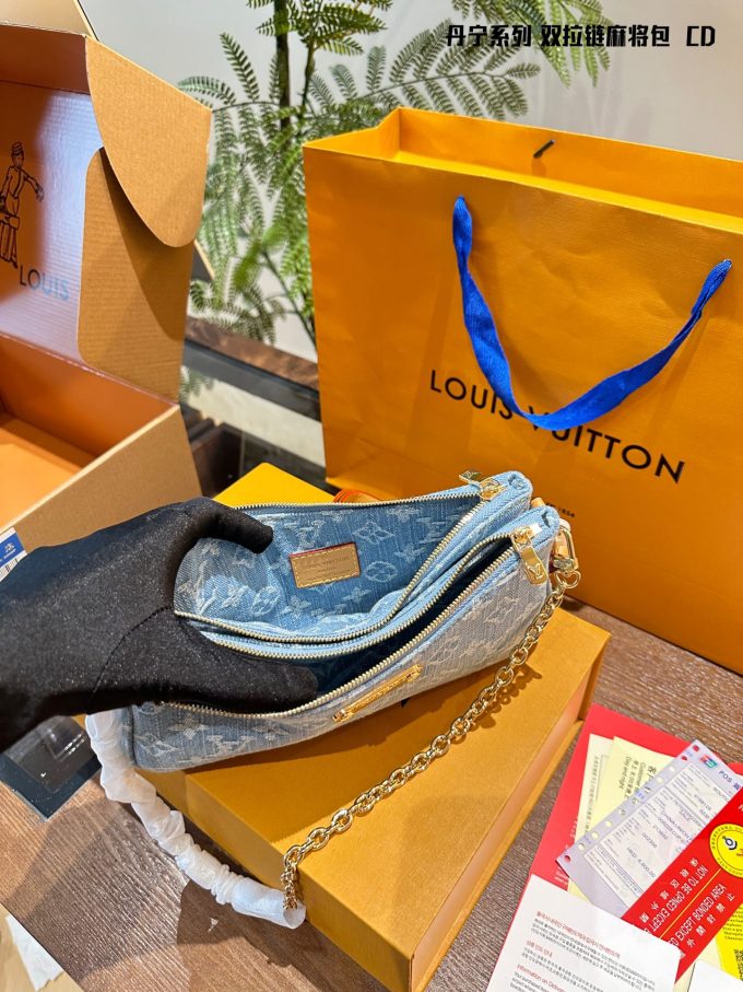 Louis new arrival denim bag size:25cm - Image 4