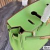 Her birkin new arrival bag green