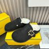Suede Fur Slippers
