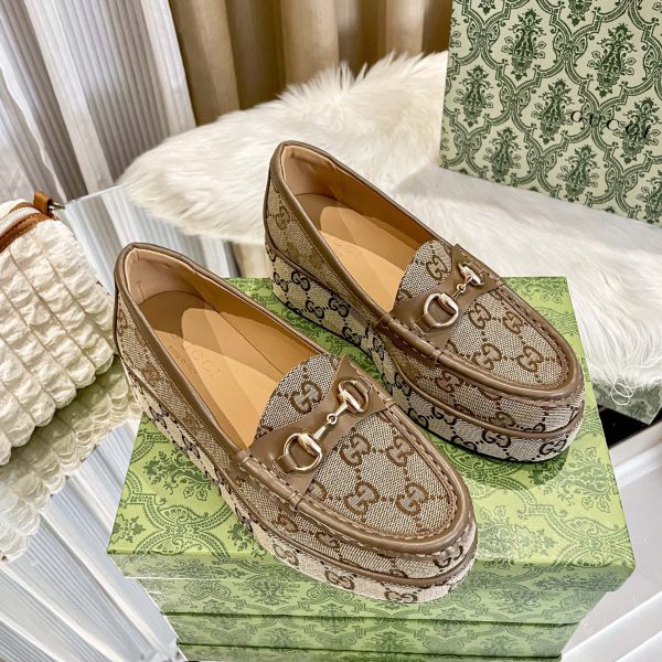 GG new arrival women Loafers heels 5.5 cm