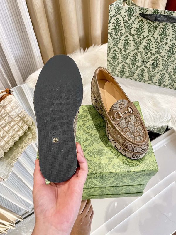 GG new arrival women Loafers heels 5.5 cm