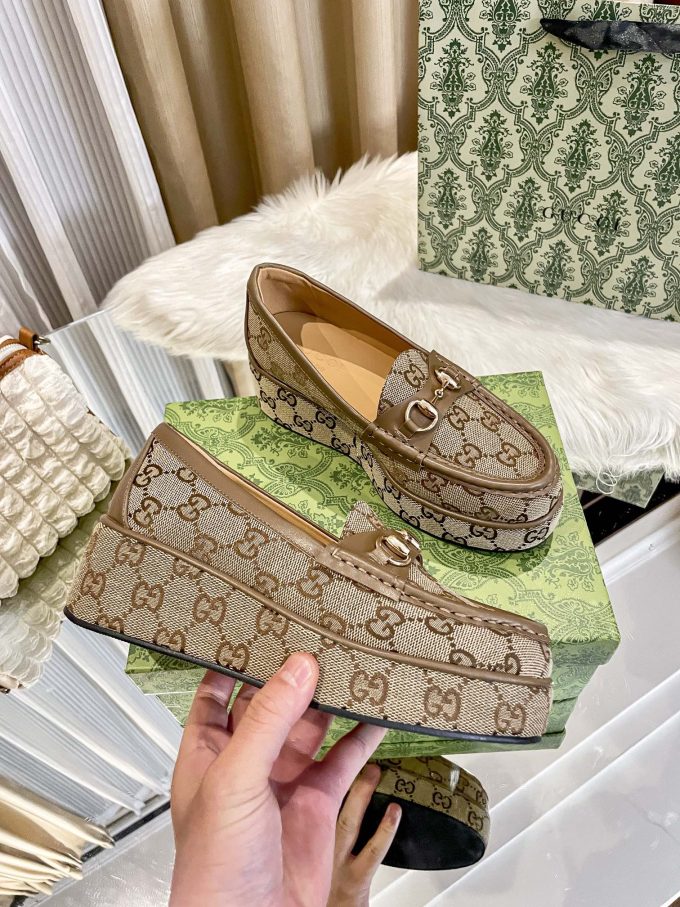 GG new arrival women Loafers heels 5.5 cm - Image 6
