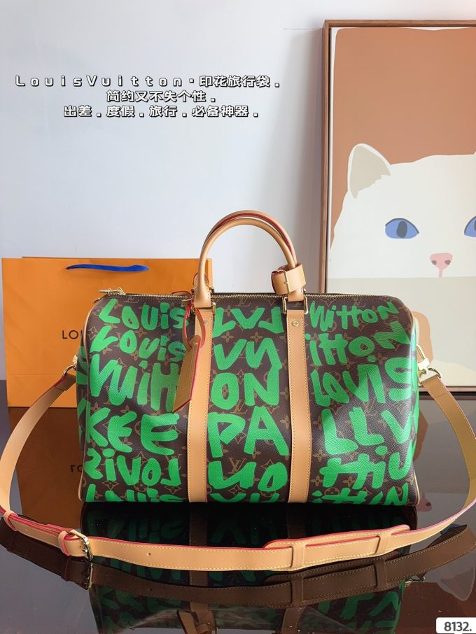 Louis new arrival keepall bag size: 45*22*27 cm - Image 2