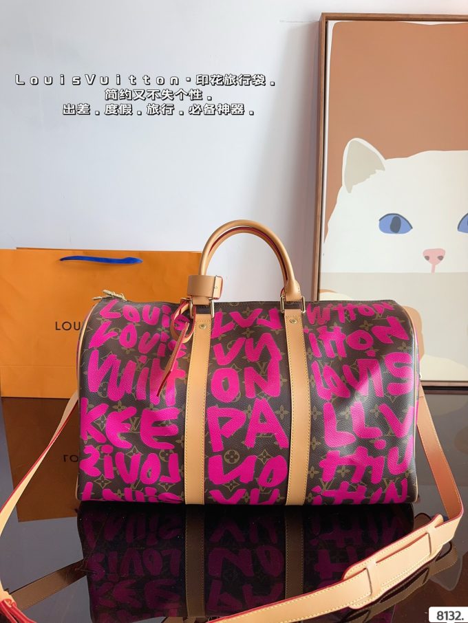 Louis new arrival keepall bag size: 45*22*27 cm - Image 3