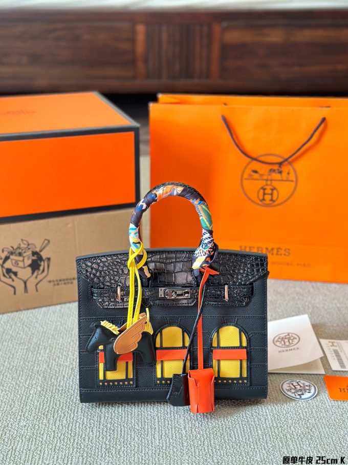 H BirkinSellierFaubourg bag size:25cm - Image 5