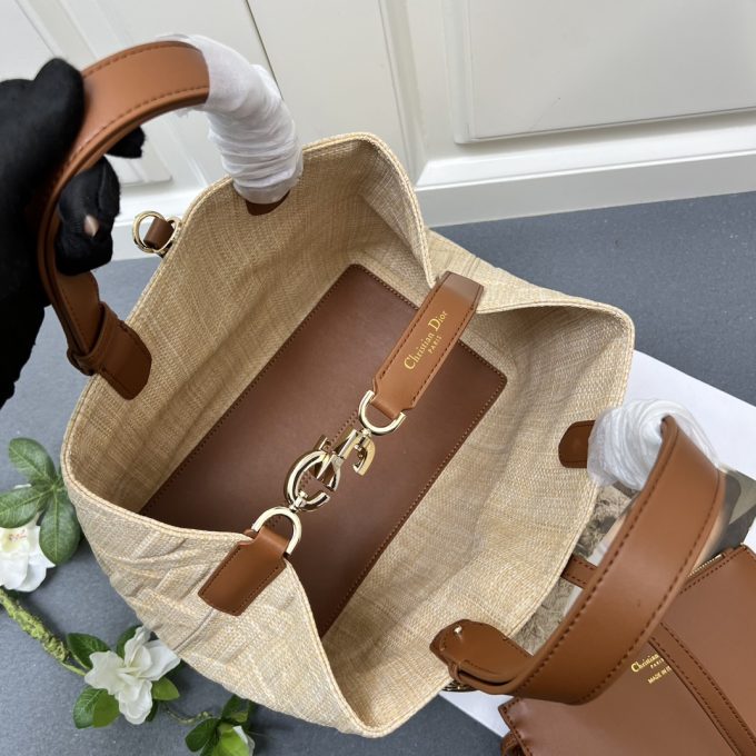 D new arrival groove tote bag size:  29*19*21 cm - Image 5