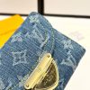 Louis new arrival denim wallet size: 12*9.5 cm