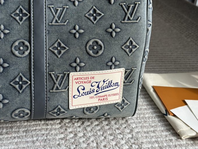 Louis new arrival denim keepall bag size: 50 cm - Image 8