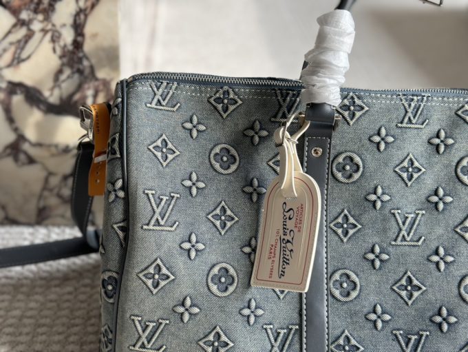 Louis new arrival denim keepall bag size: 50 cm - Image 9