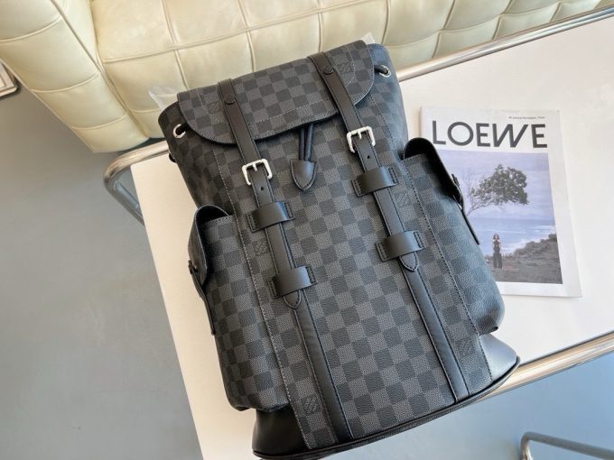 Louis new arrival men backpack bag 003 size: 31*15*45 cm - Image 3