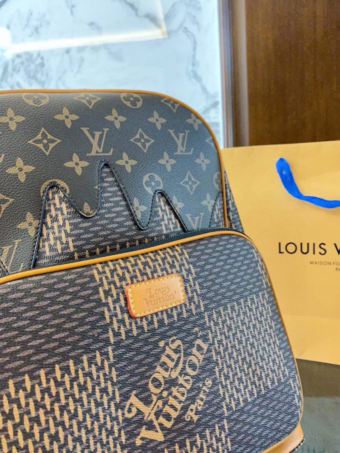 Louis × NIGO new arrival men backpack bag size: 38-29-13cm - Image 5