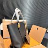 Louis new arrival lock hobo tote bag size；47 * 31 cm