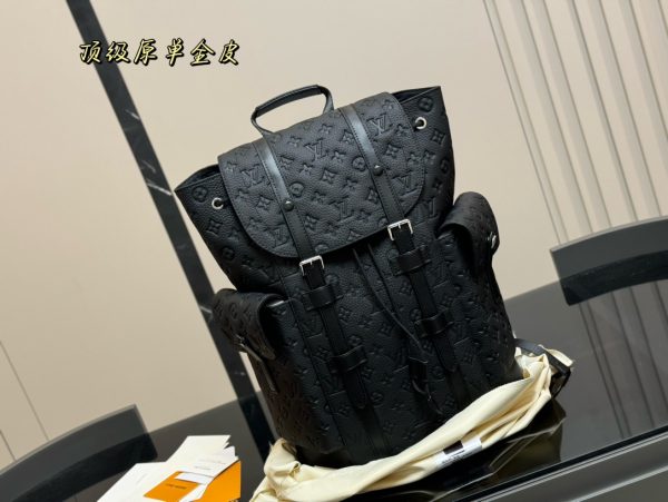 louis new arrival leather backpack bag size:33*43 cm