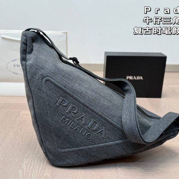 Pra new arrival denim crossbody bag size:50 * 29 cm