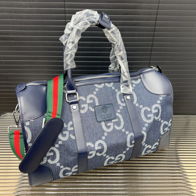 Gg new arrival denim travel bag size: 50*28 cm - Image 9