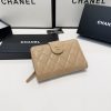 Cc new arrival caviar leather wallet size: 15*10 cm