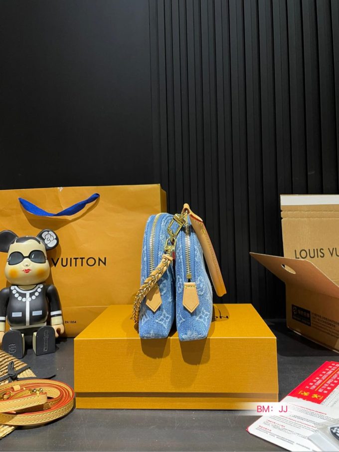 Louis new arrival bb denim bag size: 24*15 cm - Image 8