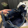 Cc new arrival denim tote bag size: 34*37 cm