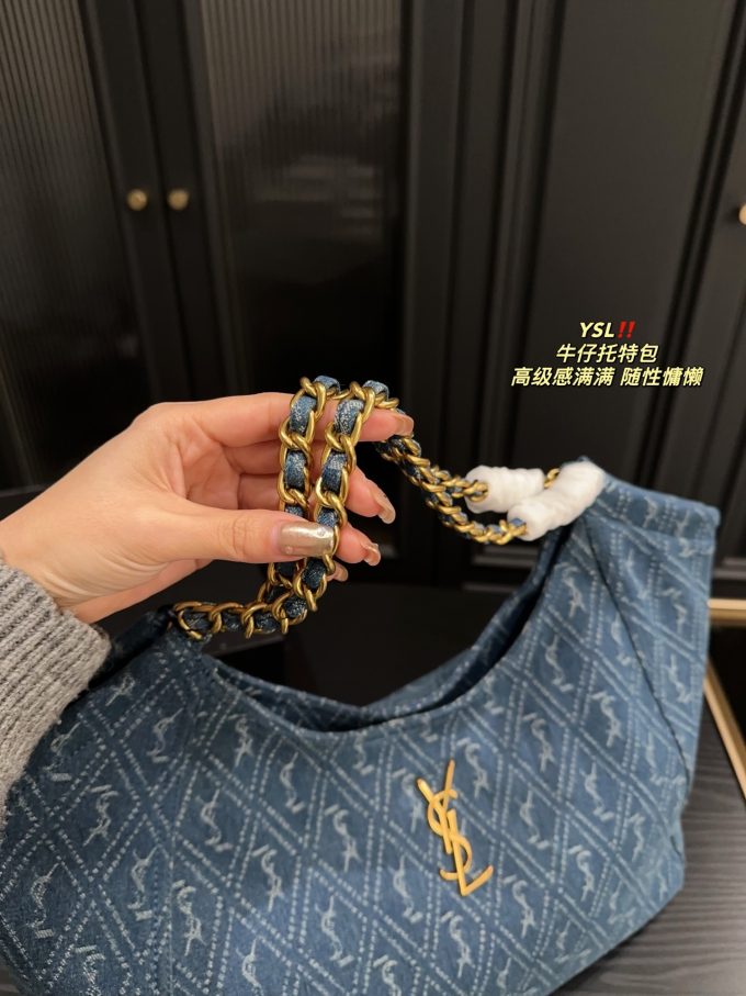 Y new arrival denim tote bag size: 39*35 cm - Image 10